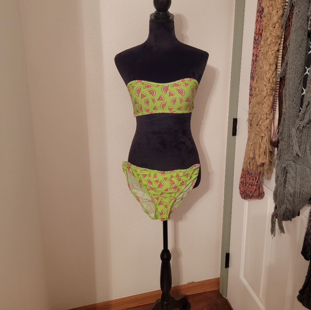 Drop Dead watermelon bikini